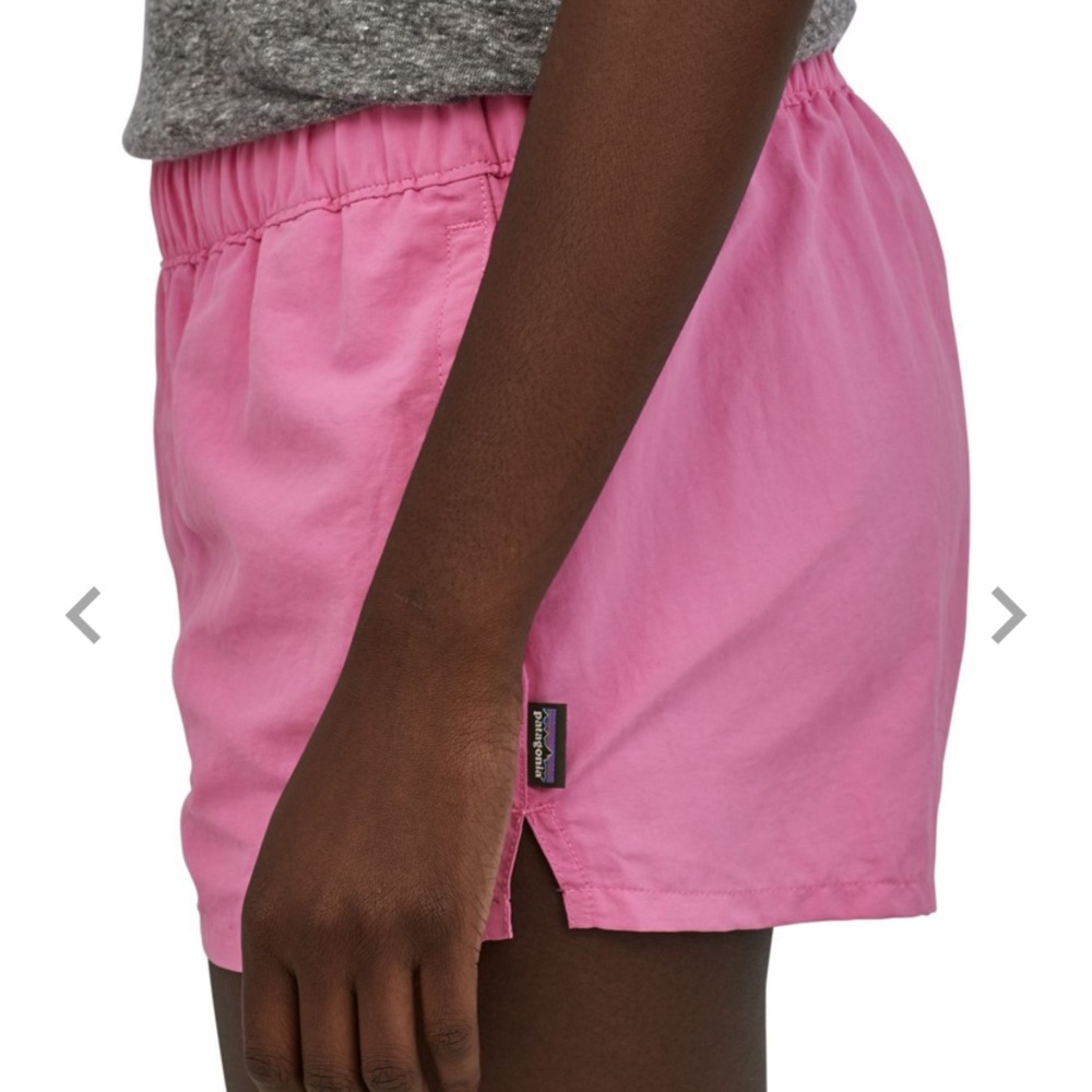 Patagonia Women’s Barely Baggies Shorts in Marble Pink